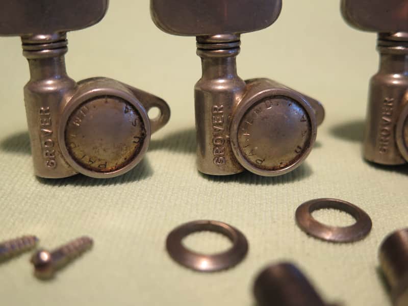 Vintage 1958 1959 Grover Pat Pend tuners for martin d28 gibson Les Paul PAF Burst standard es 355 Flying v 175 SG image 1