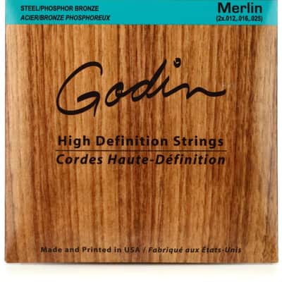 Seagull Guitars Merlin Strings - Steel/Phosphor Bronze Strings for M4 image 2