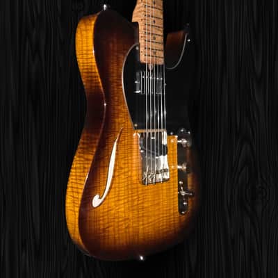 CP Thornton Thinline Classic II-European Fiddleback Ash-Tobacco Burst (Authorized Dealer) image 3