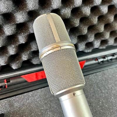Neumann USM 69 i Large Diaphragm Multipattern Stereo Condenser Microphone c 1970’s Nickel dual u87 SM69 image 6