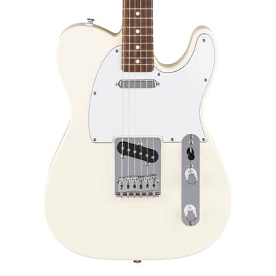 Used Fender Standard Telecaster Electric Guitar - Olympic White w/Laurel FB image 1