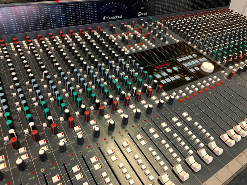Soundcraft Ghost 32 - Full CAL Mod with Inward Connections VF600 Discrete Transformer Stereo Buss image 1