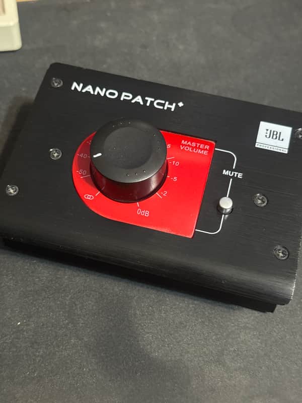 JBL Nano Patch+ Compact 2-Channel Passive Volume Controller 2010s - Black/Red image 1