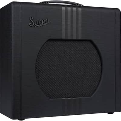 Supro Delta King 12 1 x 12-inch 15-watt Tube Combo Amp - Black and Black image 3