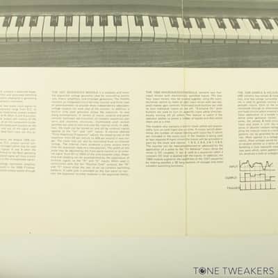 ARP 2500 Tonus Series Rare Original Synthesizer Poster 2515 VINTAGE SYNTH DEALER image 6