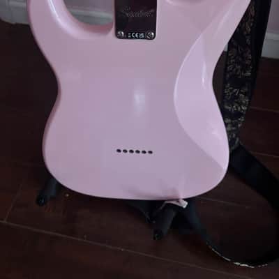 Squier Classic Vibe '50s Stratocaster HT 2025 With HSS V-MOD II Loaded Pickguard Pickups Present - Shell Pink image 10