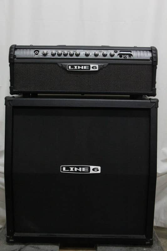 Line 6 Spider III Stereo Amplifier 150W Amplifier Head w/ 4x12" Speaker Cabinet ROHS 2002/95/EC image 1