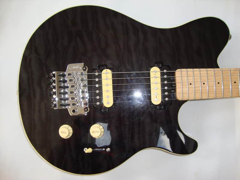 Sterling by Music Man SUB AX4 Black Transparent | Reverb