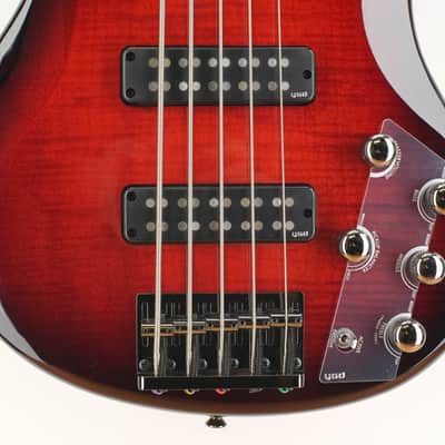 Yamaha TRBX605FM Dark Red Burst image 3