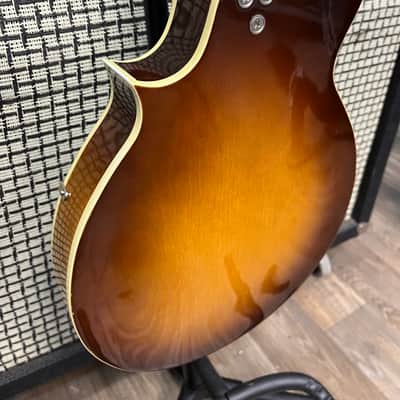 Harmony H-35 “Batwing” Electric Acoustic Mandolin 1972 - Sunburst image 12