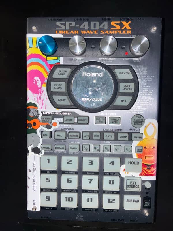 Roland SP-404SX Linear Wave Sampler 2009 - 2017 - Black image 1