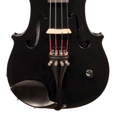 Barcus Berry BAR-AEBK | Vibrato AE Series Acoustic-Electric Violin, Gloss Ebony image 3