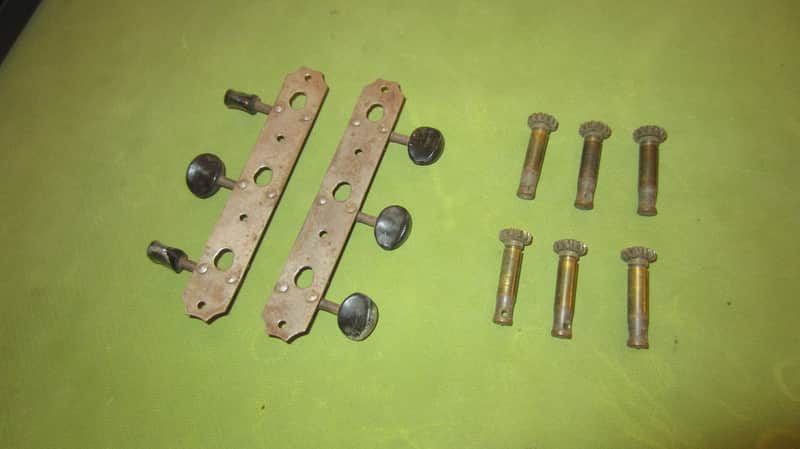 Vintage 1930s-40s Gibson Style Strip Tuners image 1