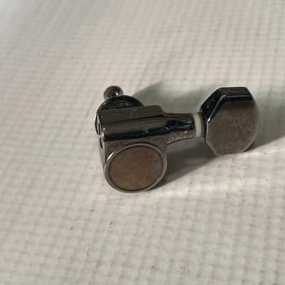 2000's Korean Era Ibanez RG & S Series Cosmo Black Tuning Pegs Tuners 6 In LIne image 4