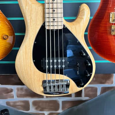 Ernie Ball Musicman StingRay5 H Natural Gloss 2013 Electric Bass Guitar image 5