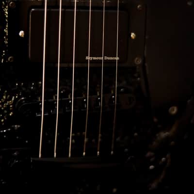 Tartarians Guitar Hand Carved Series - Explorer Model | "Hands Of Kraken X Rupes Nigra Ancient Map" | Equipped W/Fishman Fluence Single Width combined with Veyz Sustainer & Seymour Duncan AHB-1 | image 8