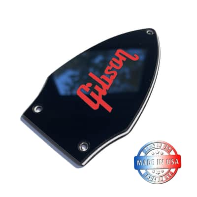 3 Ply Black/White/Black Pickguard/Truss Rod Cover Set for Epiphone Guitar Center Exclusive Flying V '70s image 4