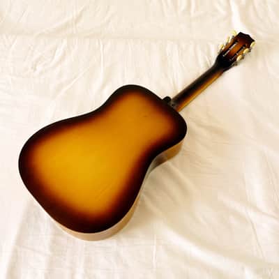 🎸 Vintage 1950s/60s Lark Toy Guitar – Shanghai, China – 19,5" Scale – Sunburst Finish image 13