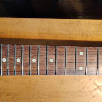Warmoth Fender Stratocaster Neck 2010's - Nitrocellulose Lacquer Vintage Tint image 11