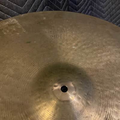 Sabian 22” HH Medium Ride Cymbal 1980's Vintage B20 2nd Gen "Solid Font" - 3301g image 4