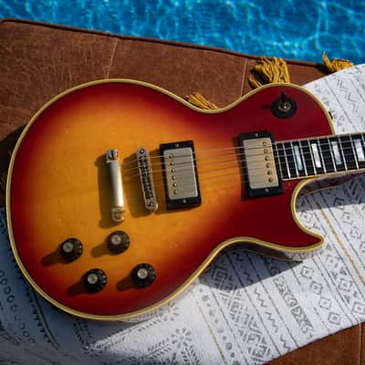 Vintage 1976 Greco EG-1000 (EG1000R) Les Paul Custom Reissue - Cherry Sunburst w Ebony Fingerboard & Rare U-3000 Pickups - Made In Japan - Pro Set Up w Perfect Frets/Action/Intonation image 2