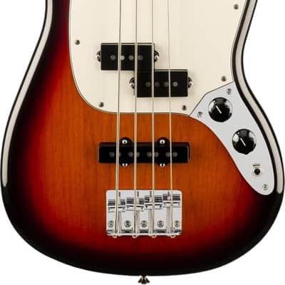 Fender Player II Mustang PJ Bass 4-String Bass Guitar, Maple Fingerboard, 3-Color Sunburst image 1