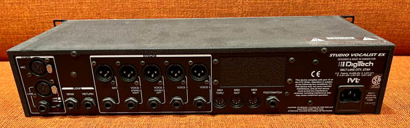 Digitech Studio Vocalist EX Vocal Harmony Processor | Reverb