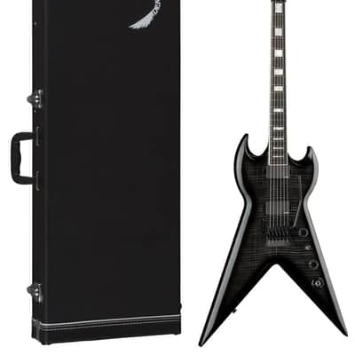 Dean DCR SPLTF TBK Custom Run #12 SplitTail Solid Body Trans Black