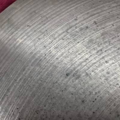 Zildjian A 21" Ride Cymbal 1960s image 4