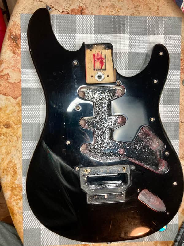 Peavey Falcon 1980s Guitar body  - black image 1