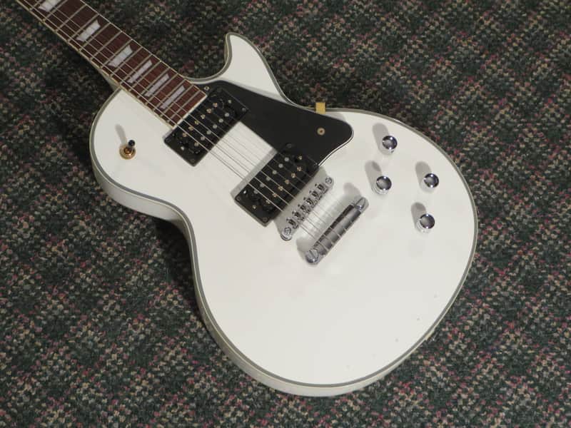Dillion Les Paul Custom-Style White! w/hardshell case image 1