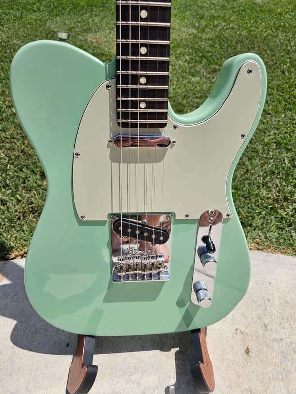 Fender Limited Edition FSR American Standard Telecaster with All Rosewood Neck 2016 Surf Green w/ Hard Case image 1
