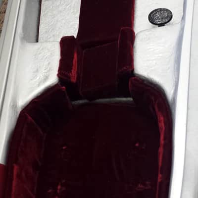 Mark Leaf Near Mint Condition! Classical Guitar Case, Silver/Burgundy image 8