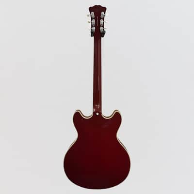 D'Angelico Excel DC Tour Collection Semi Hollowbody Electric Guitar - Solid Wine image 9