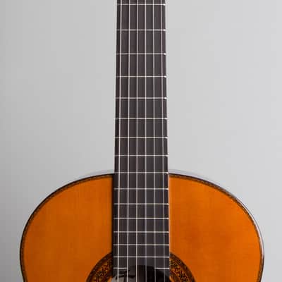 Seji Shinano  No. 40 Classical Guitar,  c. 1968, original black hard shell case. image 8