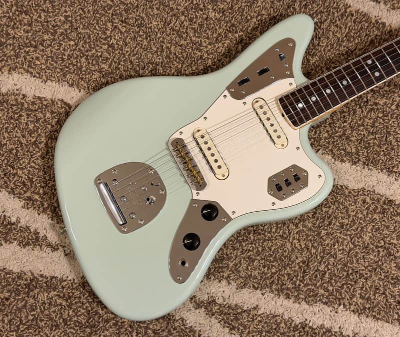 As NEW! 2025 Fender MIJ Moeka Shiotsuka Signature Jaguar Aged Sonic Blue moni 羊文学 (Hitsujibungaku) Limited Edition Made in Japan