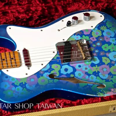 2018 Fender Custom Shop NAMM Limited Edition 50's Thinline Telecaster Relic-Blue Flower. image 3