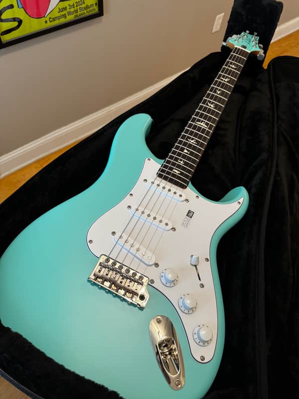 Prs silver sky limited ed Birds Eye neck  Wild blue  - Wild blue