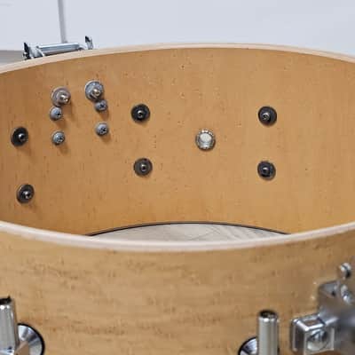 Tama 14"x 6.5" Artstar Custom Premium Maple Shell Snare in Gloss Natural Birdseye Maple Veneer image 15