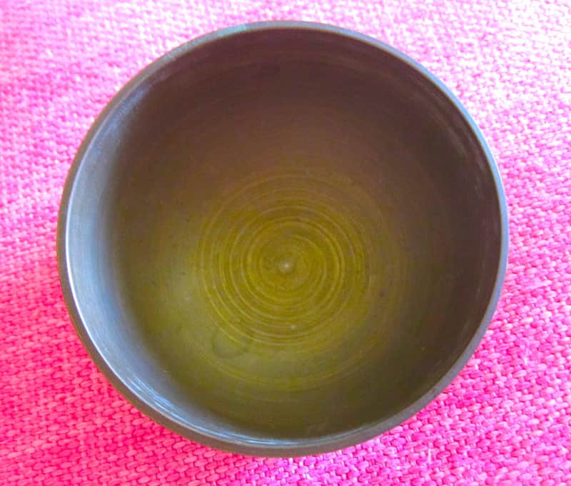 Japanese Rin Singing Bowl Cup Chime - Vintage image 1