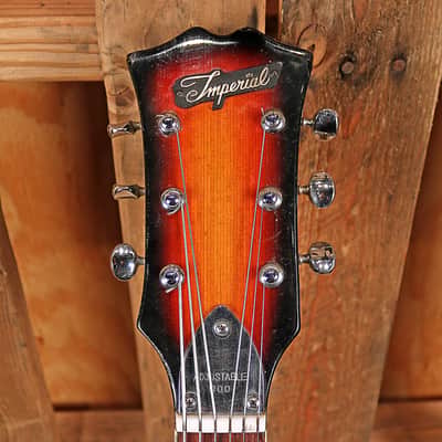 Imperial Hollowbody Electric Guitar w/'Bigsby JAPAN 1960's Burst image 10