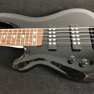 Harley Benton B-550 BK 2022 Gloss Black 5-String w/ Black Hardware - Active/Passive Switch - LEFTY image 1