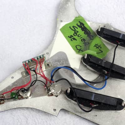 Custom Splat Painted Fender Squier SE (CXS Series) Loaded Pickguard image 4