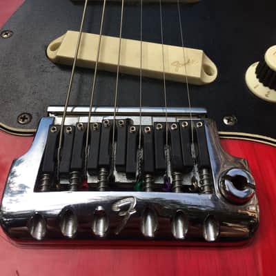 Fender Elite Stratocaster 1983 Transparent Red Burst image 10