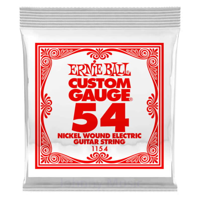 .054 Custom Gauge Electric Guitar Single String Nickel Plated Wound On Tin Plated Steel Hex Core image 1