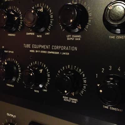 Tube Equipment Corporation SR71 tube compressor/limiter image 5