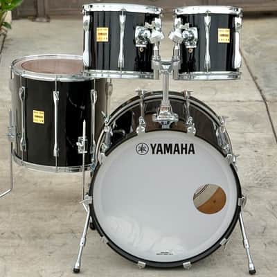 Yamaha Rock Tour Custom Drum Set Black 10" 12" 16" 22" image 2