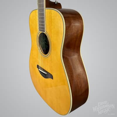 Yamaha FG-TA-VT TransAcoustic Dreadnought Guitar, Vintage Tint image 4