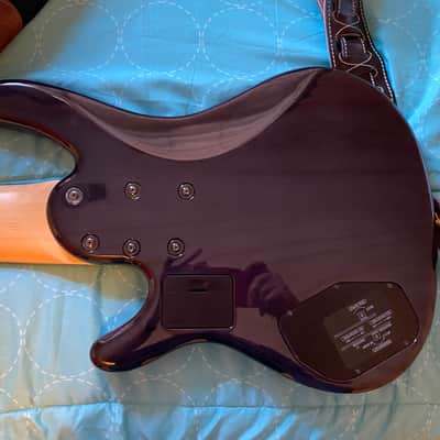 Yamaha TRB 6 Fretless Bass Guitar prev. owned by JOHN MYUNG of Dream Theater 1992 Translucent Purple image 6