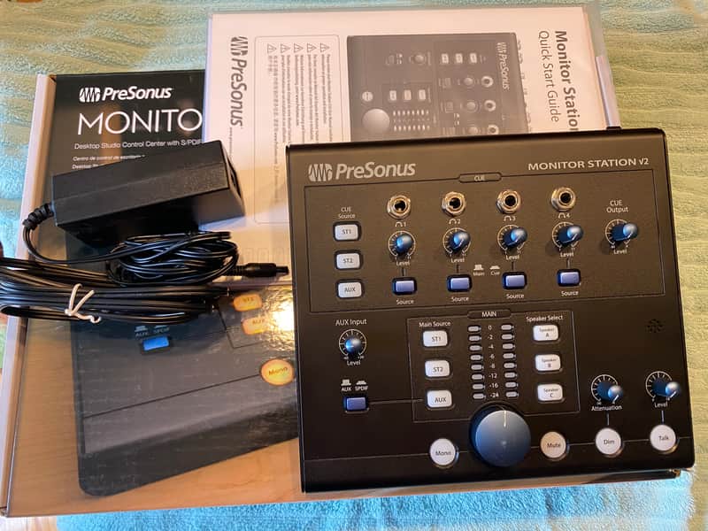PreSonus Monitor Station V2 Desktop Monitor Controller 2014 - Present - Black image 1